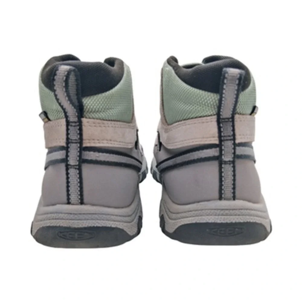 Keen Boots Mens Size US 7 Gray Nubuck Waterproof Ankle Winter Hiking Trail